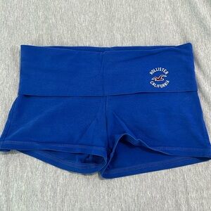 Blue Hollister Yoga Shorts